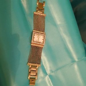 Silver and Gold 8" Womens Watch